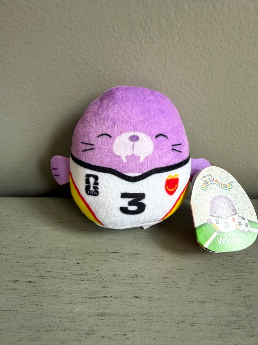 Squishmallows Winnie Walrus McDonald's Happy Meal FIFA World Cup 2026 NEW w/ Box